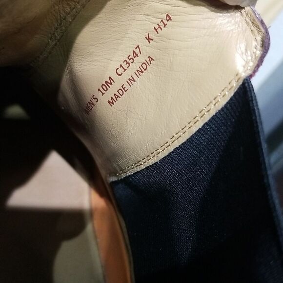 Cole Haan Lenox Hill Maroon Chelsea Boots Mens size 10 with box - Picture 6 of 8